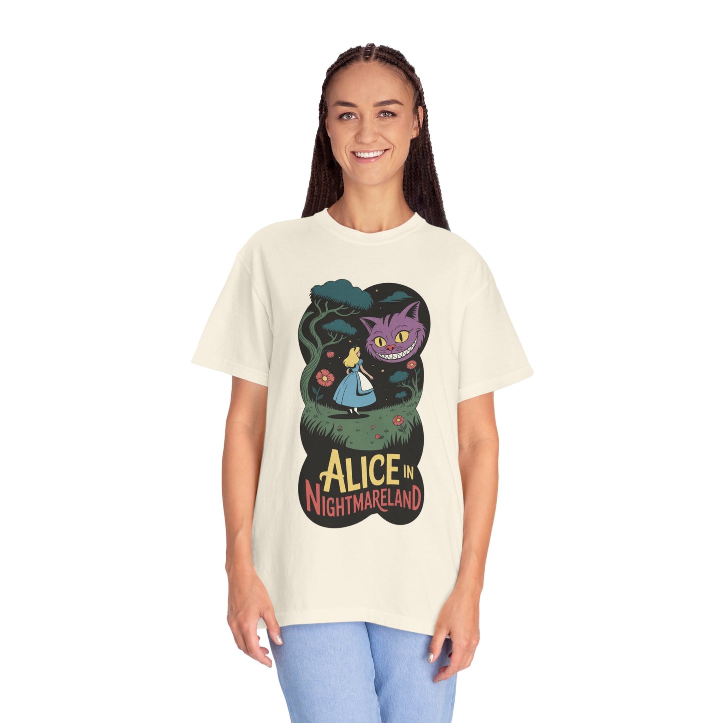 Alice in Nightmareland Tee – Dark Fairy Tale Comfort Colors Shirt