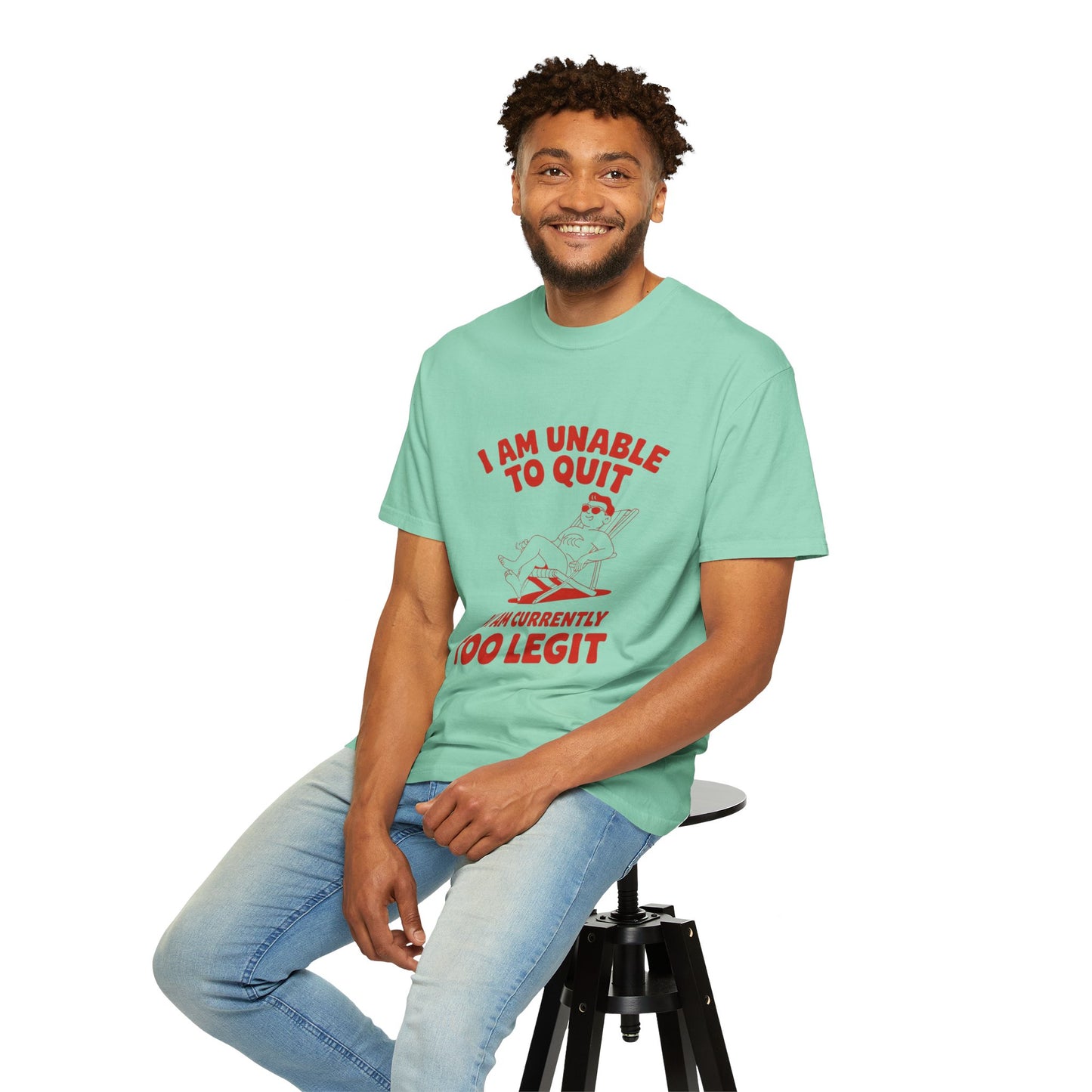 Too Legit to Quit Tee – Funny Retro Vacation T-Shirt