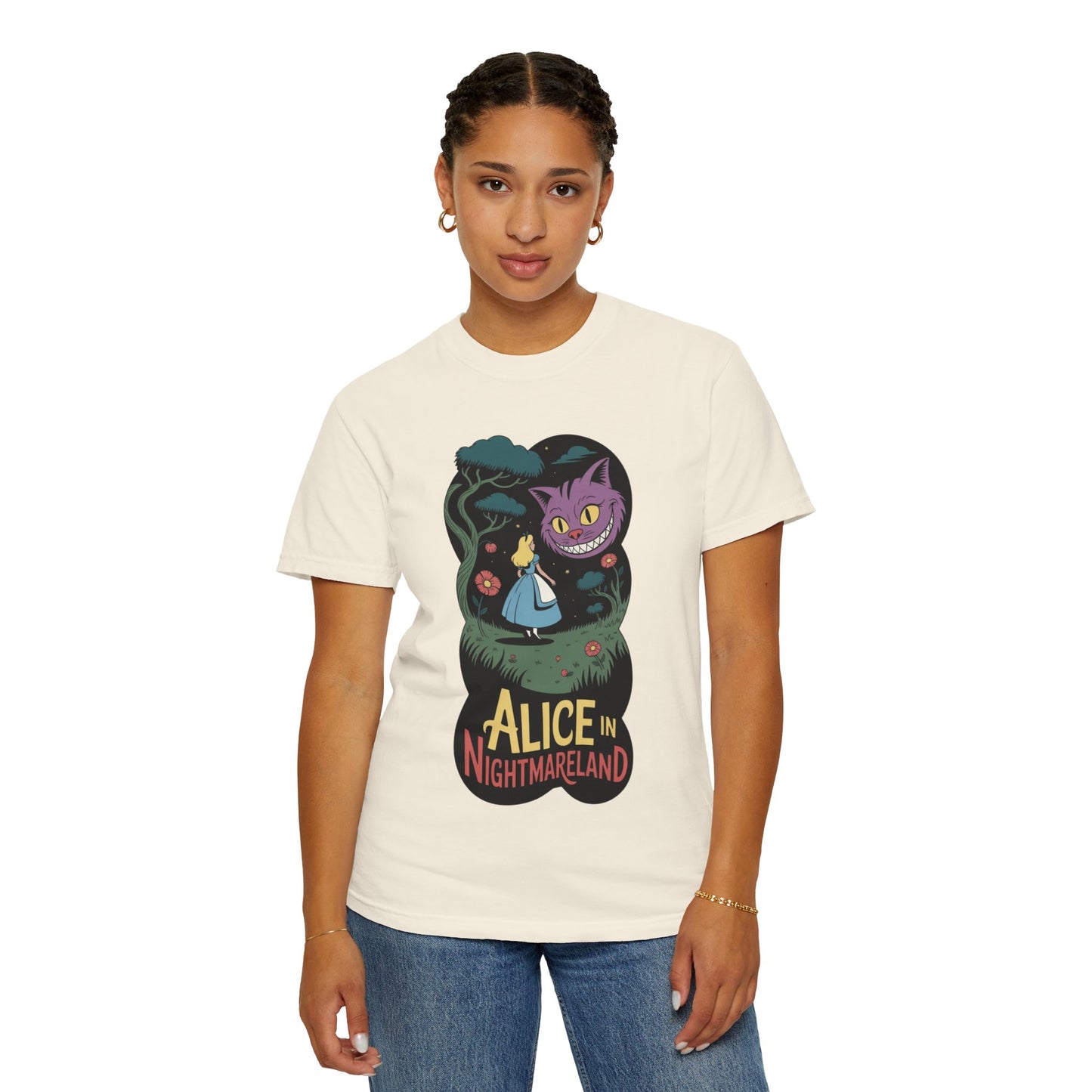 Alice in Nightmareland Tee – Dark Fairy Tale Comfort Colors Shirt
