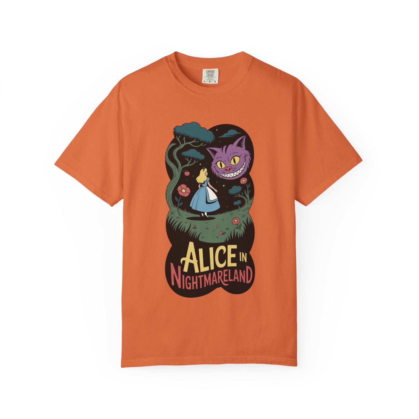 Alice in Nightmareland Tee – Dark Fairy Tale Comfort Colors Shirt