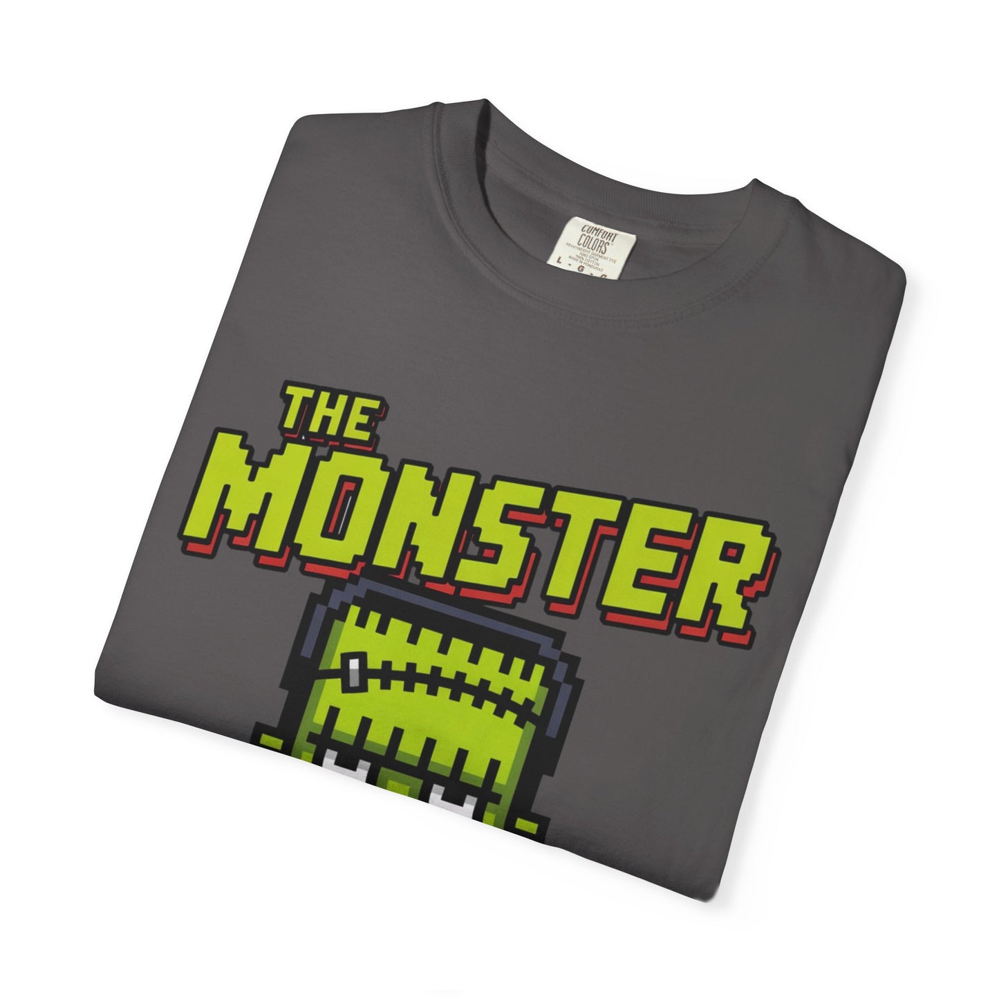 The Monster Pixel Art Tee – Retro Frankenstein Gaming Shirt