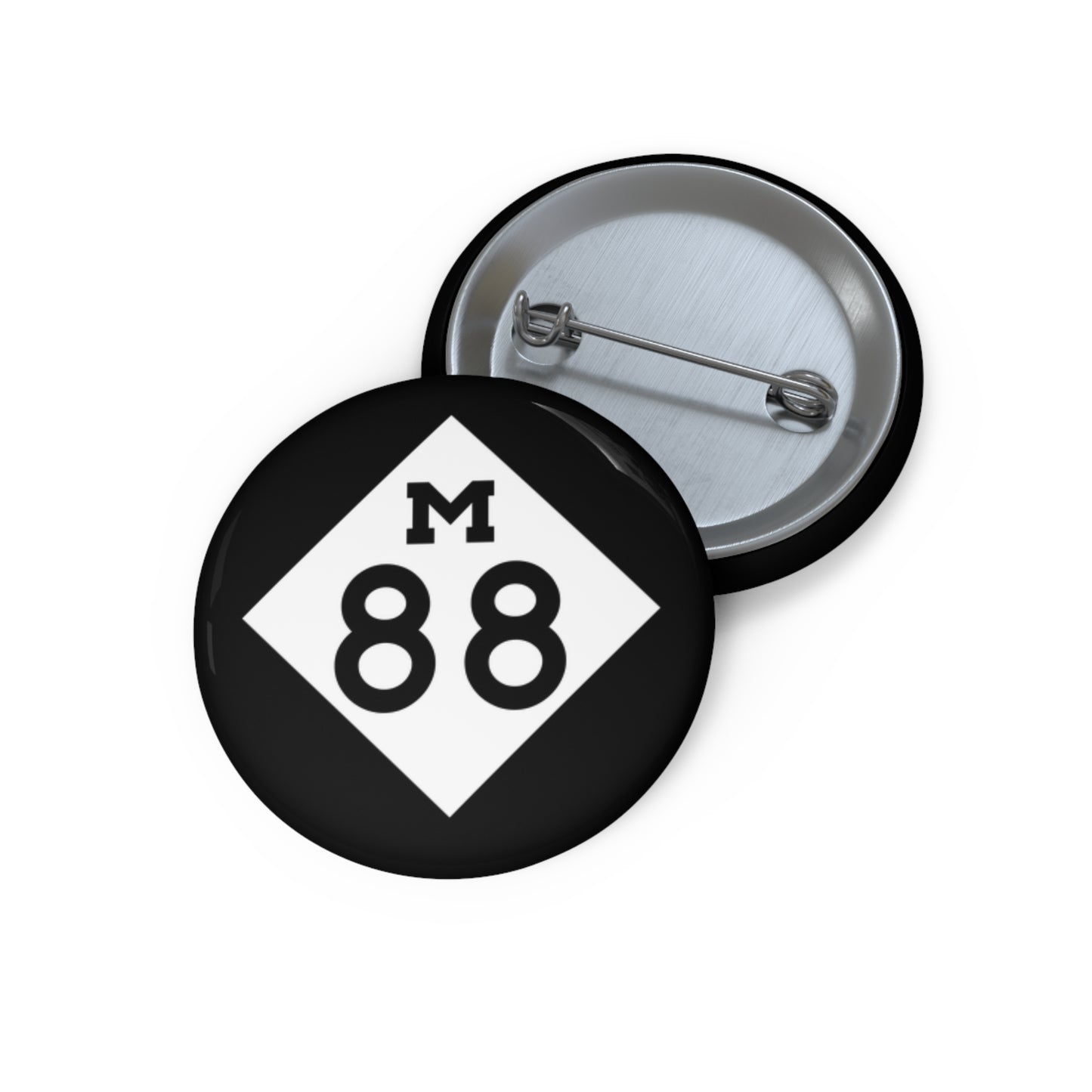 M88 Michigan Highway Pin Button