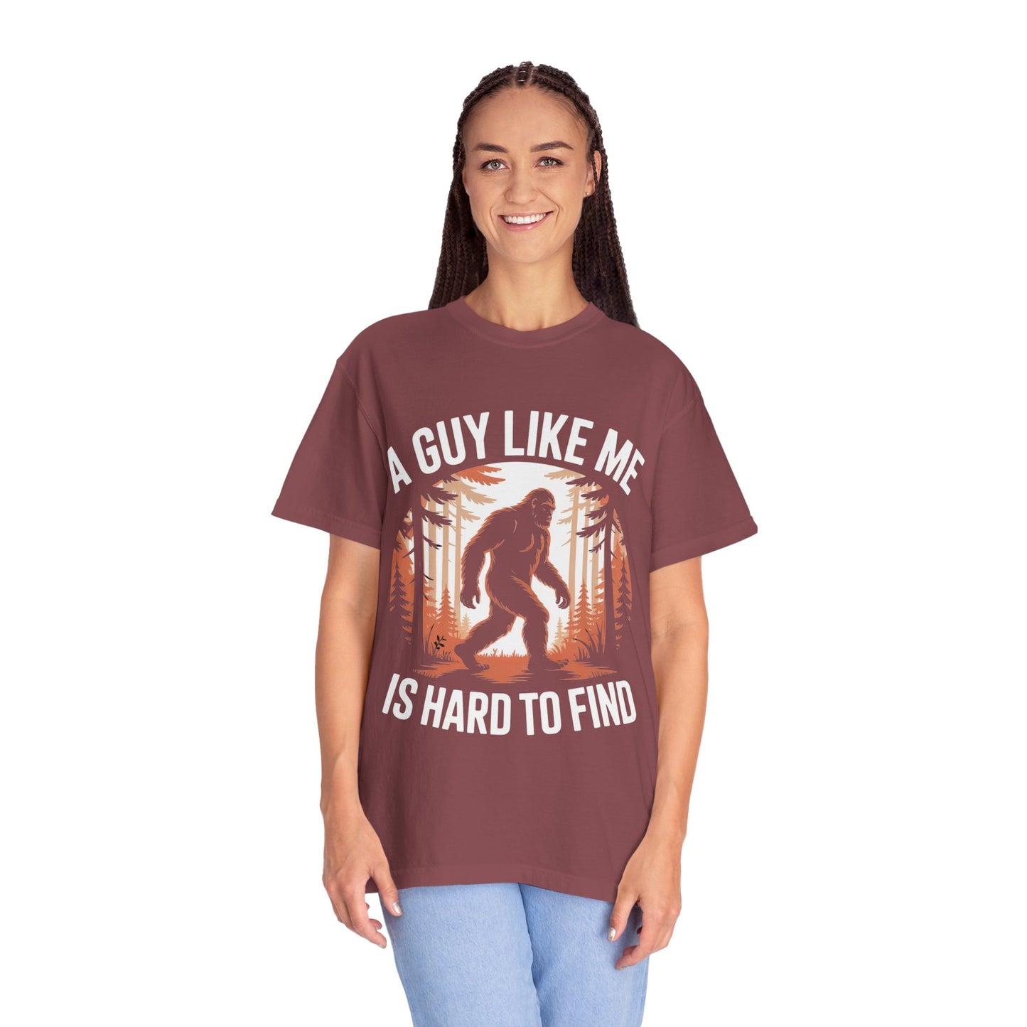 Bigfoot in the Woods Tee – Funny Sasquatch Dating Shirt