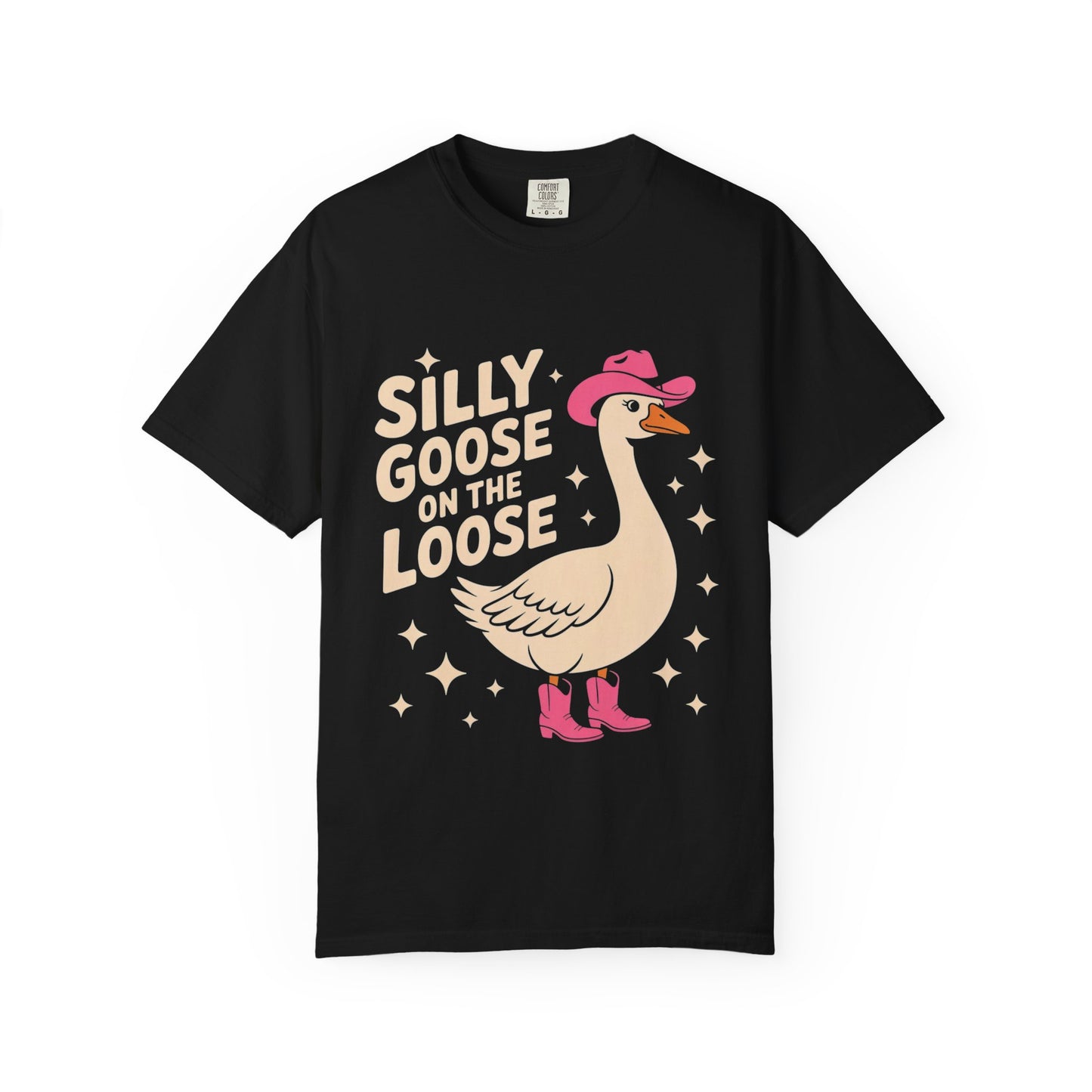 Silly Goose on the Loose Tee – Funny Cowboy Comfort Colors T-Shirt