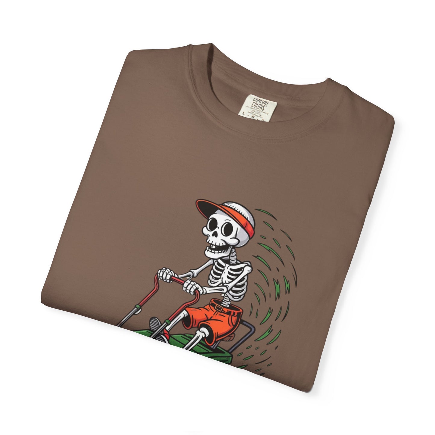 Yard Legend Skeleton Tee – Funny Lawn Mowing Comfort Colors T-Shirt