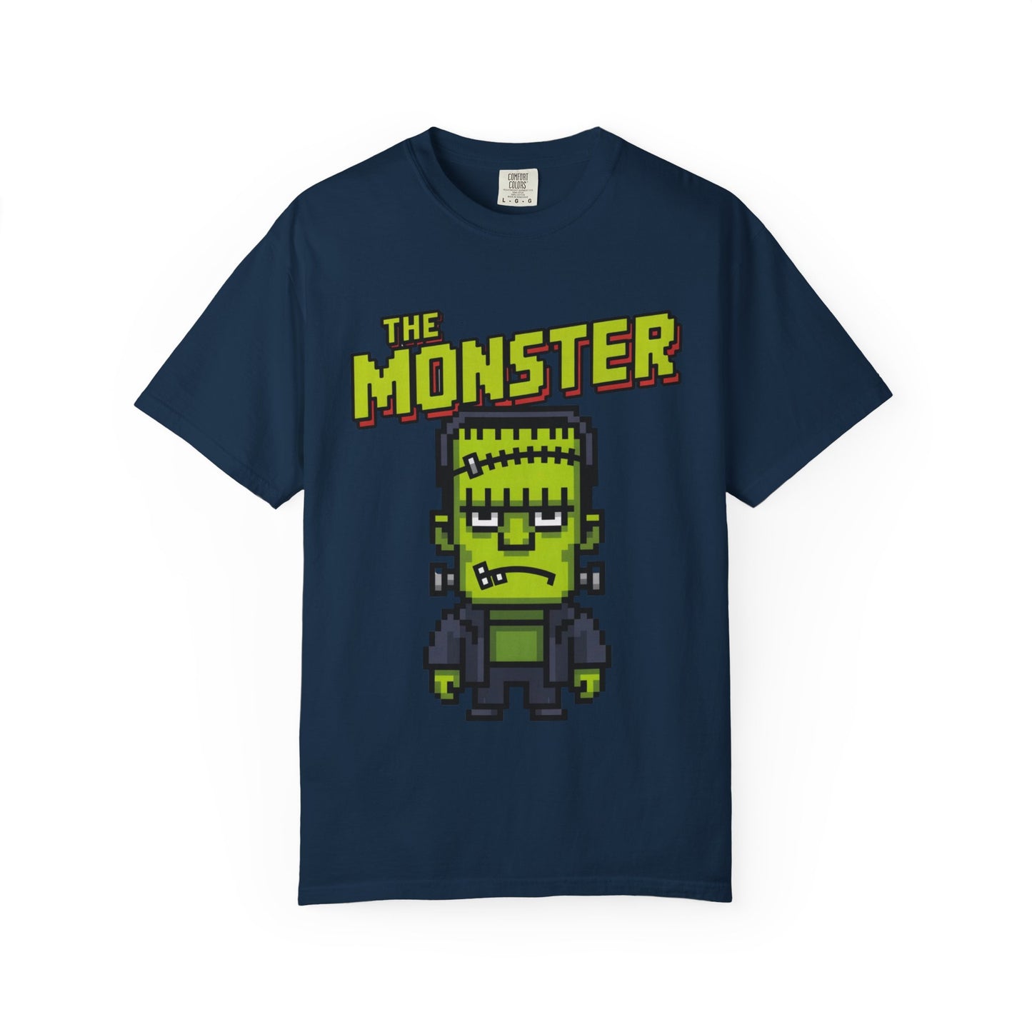 The Monster Pixel Art Tee – Retro Frankenstein Gaming Shirt