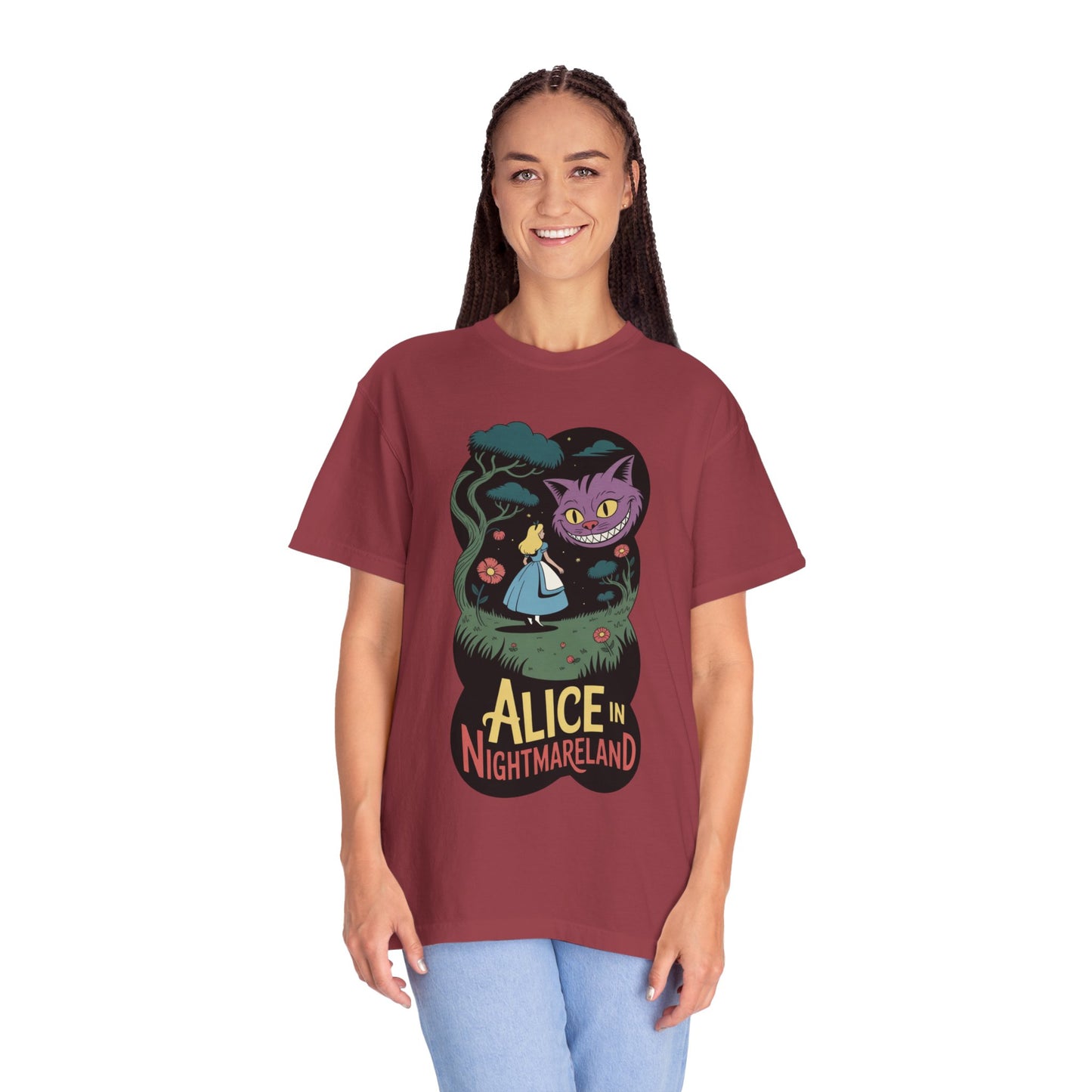 Alice in Nightmareland Tee – Dark Fairy Tale Comfort Colors Shirt