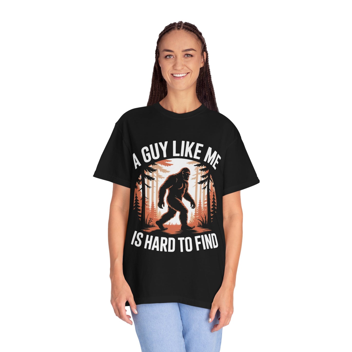 Bigfoot in the Woods Tee – Funny Sasquatch Dating Shirt