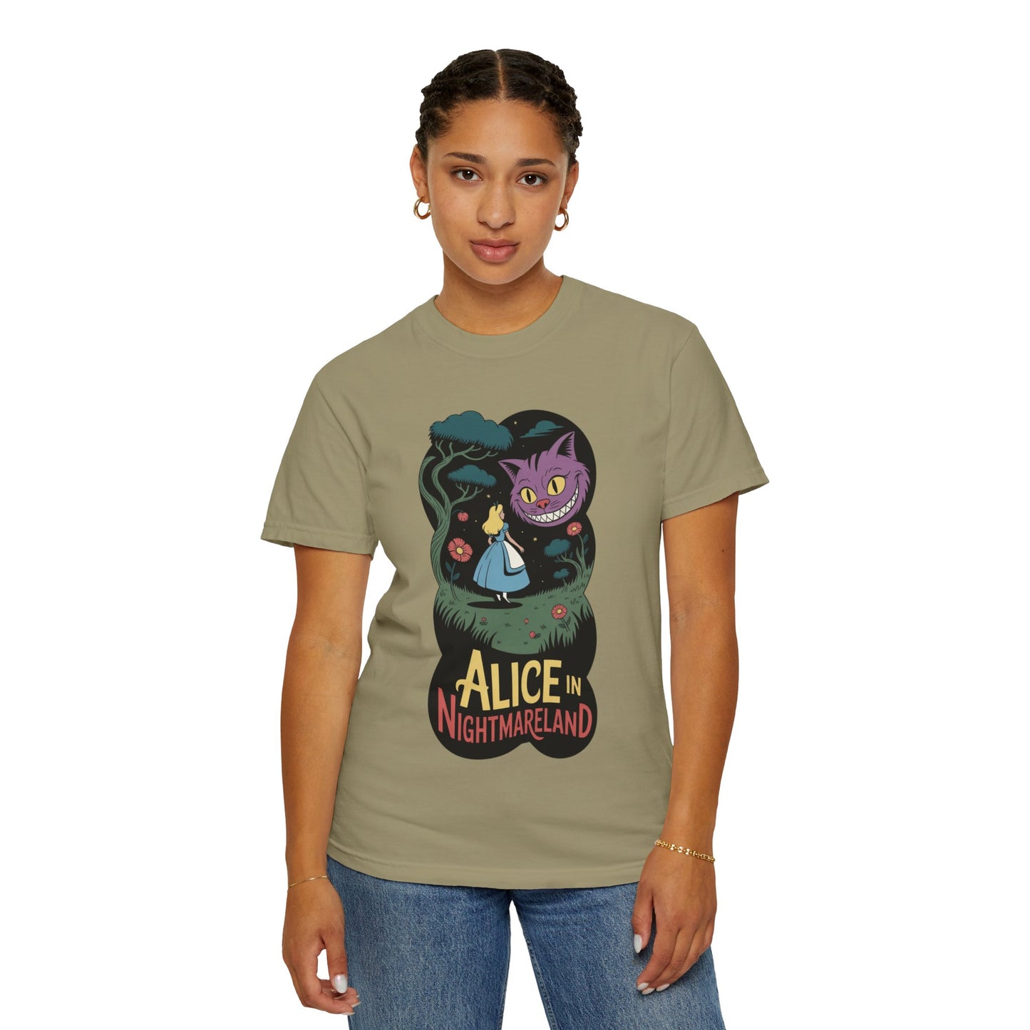 Alice in Nightmareland Tee – Dark Fairy Tale Comfort Colors Shirt