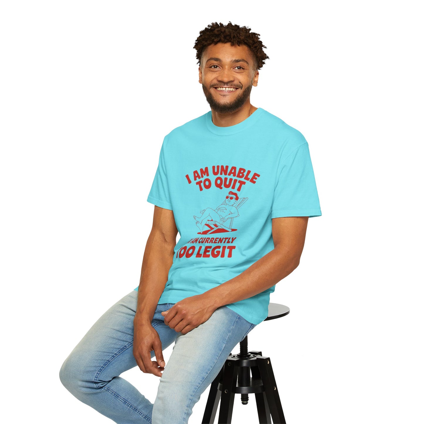 Too Legit to Quit Tee – Funny Retro Vacation T-Shirt