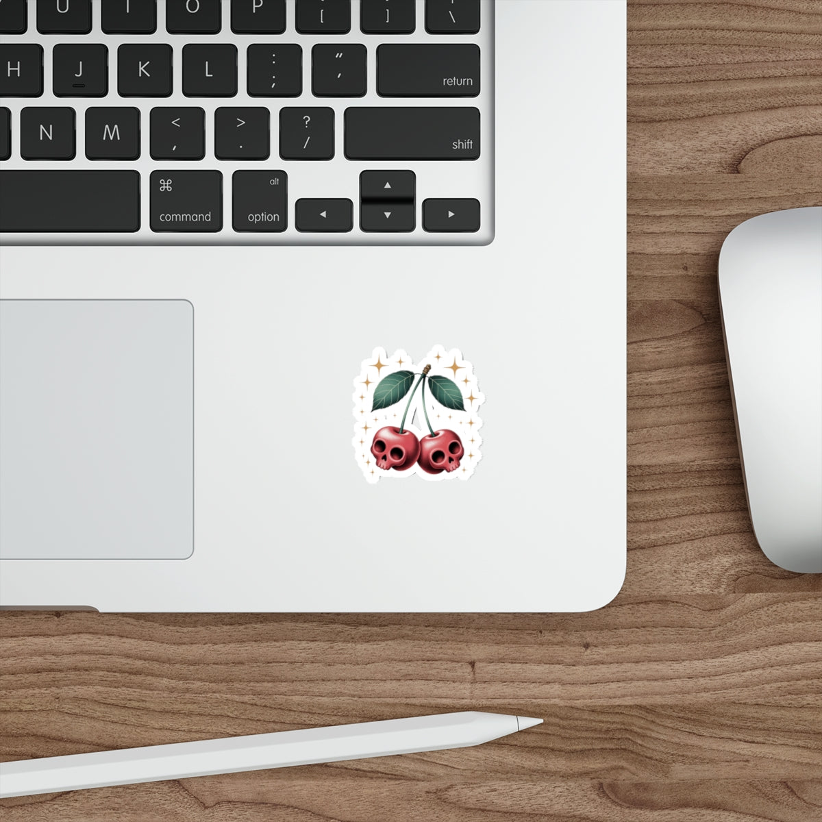 Cherry Skulls Sticker – Die-Cut Vinyl Sticker