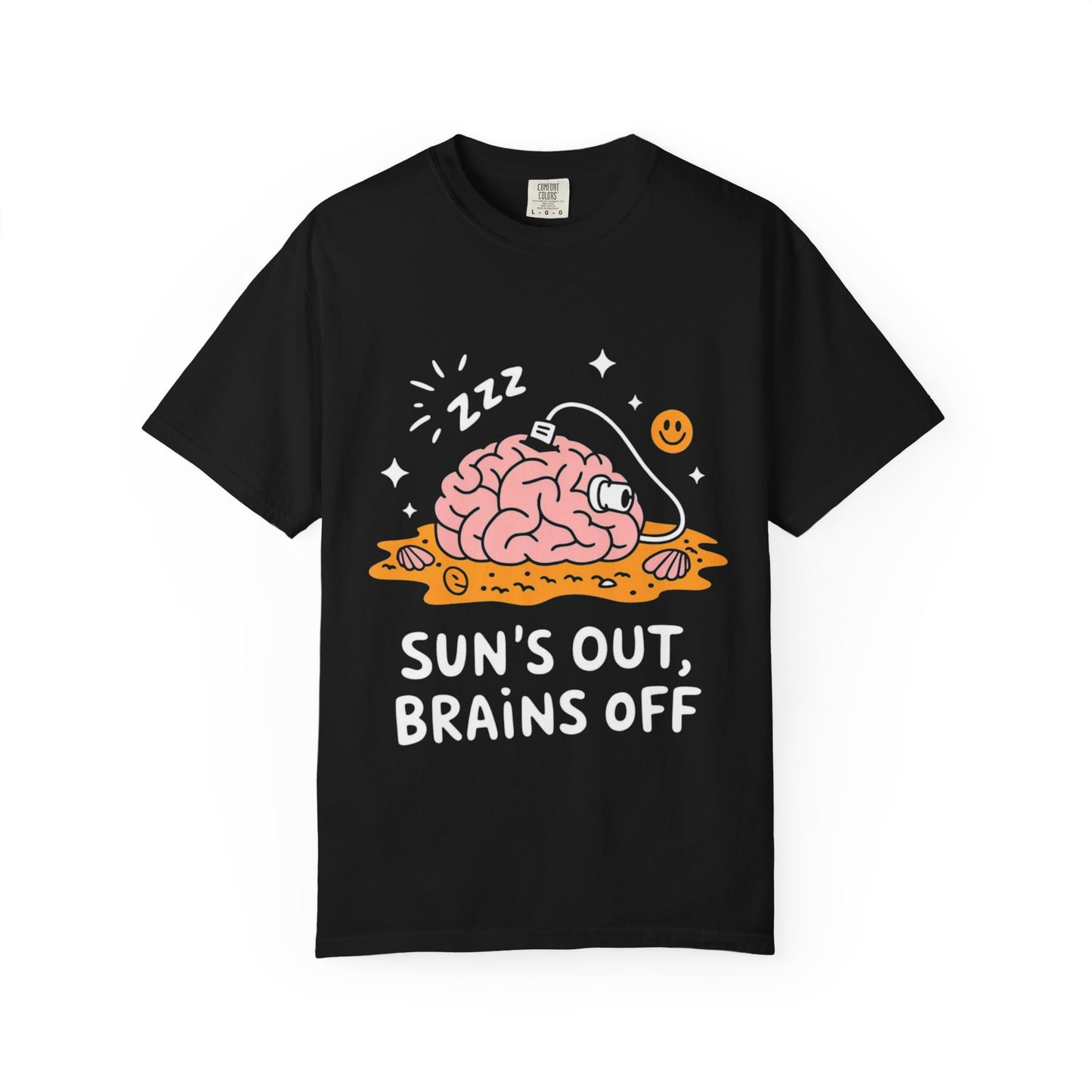 Sun’s Out, Brains Off Tee – Funny Summer Beach Brain Shirt