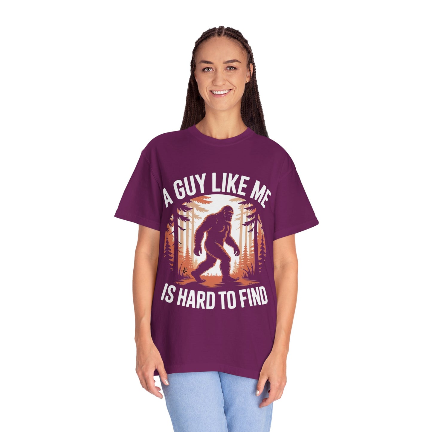 Bigfoot in the Woods Tee – Funny Sasquatch Dating Shirt