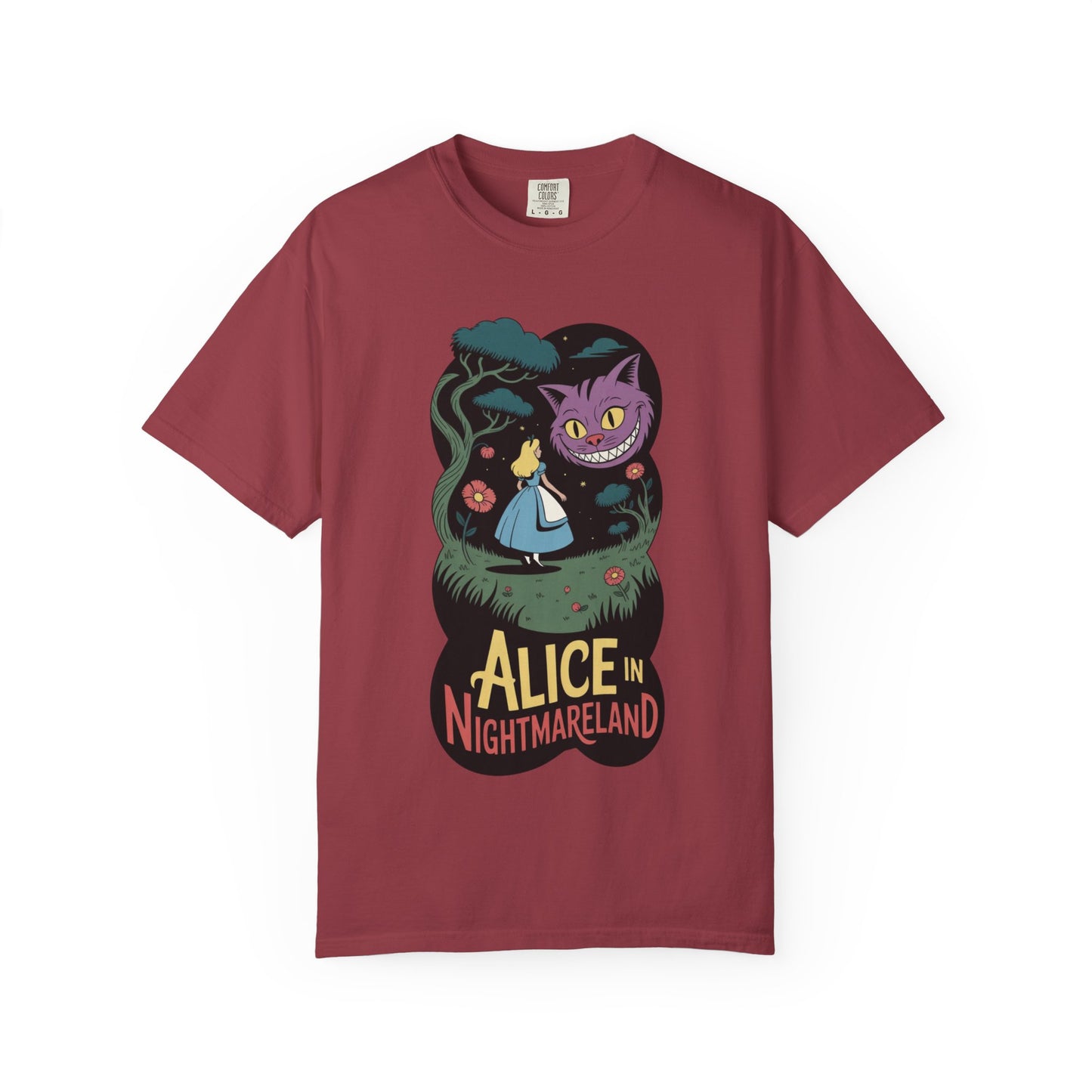 Alice in Nightmareland Tee – Dark Fairy Tale Comfort Colors Shirt
