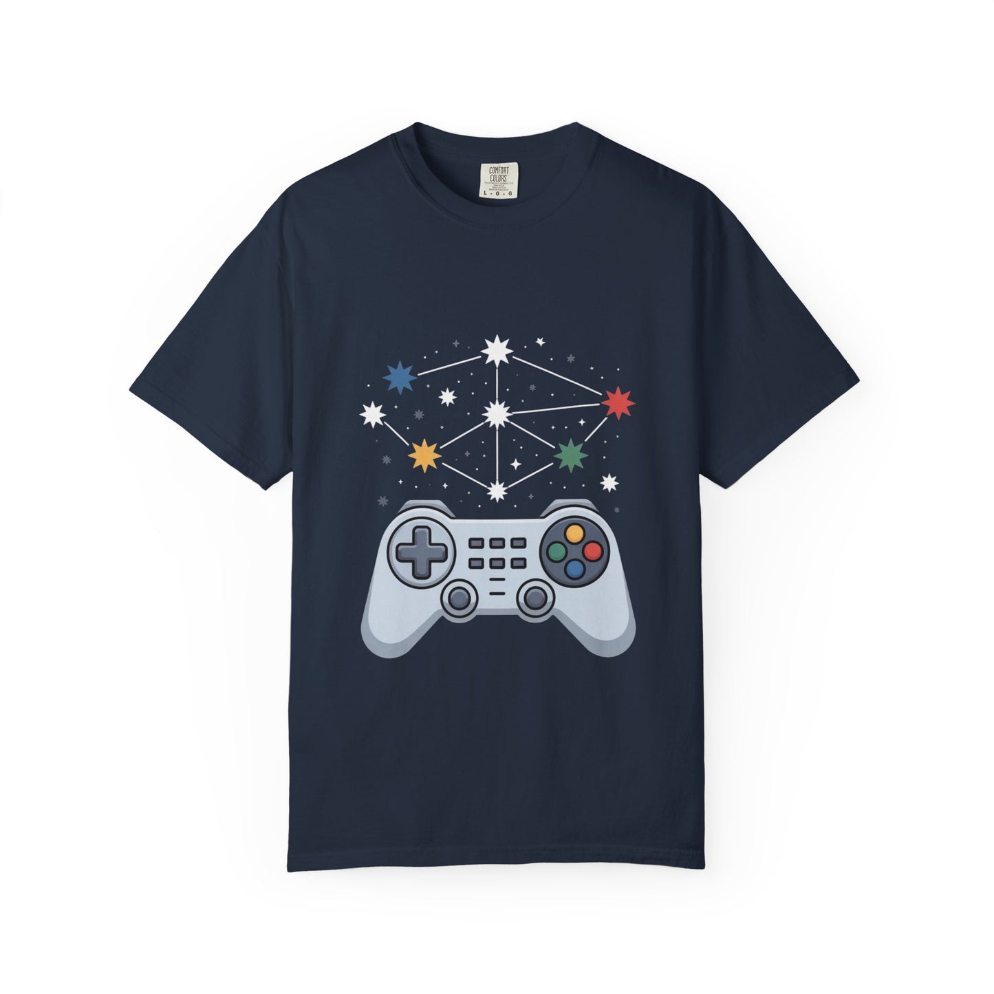Game Galaxy Tee – Cosmic Gaming Controller Comfort Colors T-Shirt