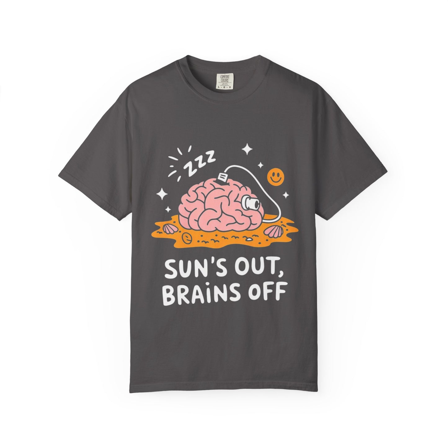 Sun’s Out, Brains Off Tee – Funny Summer Beach Brain Shirt