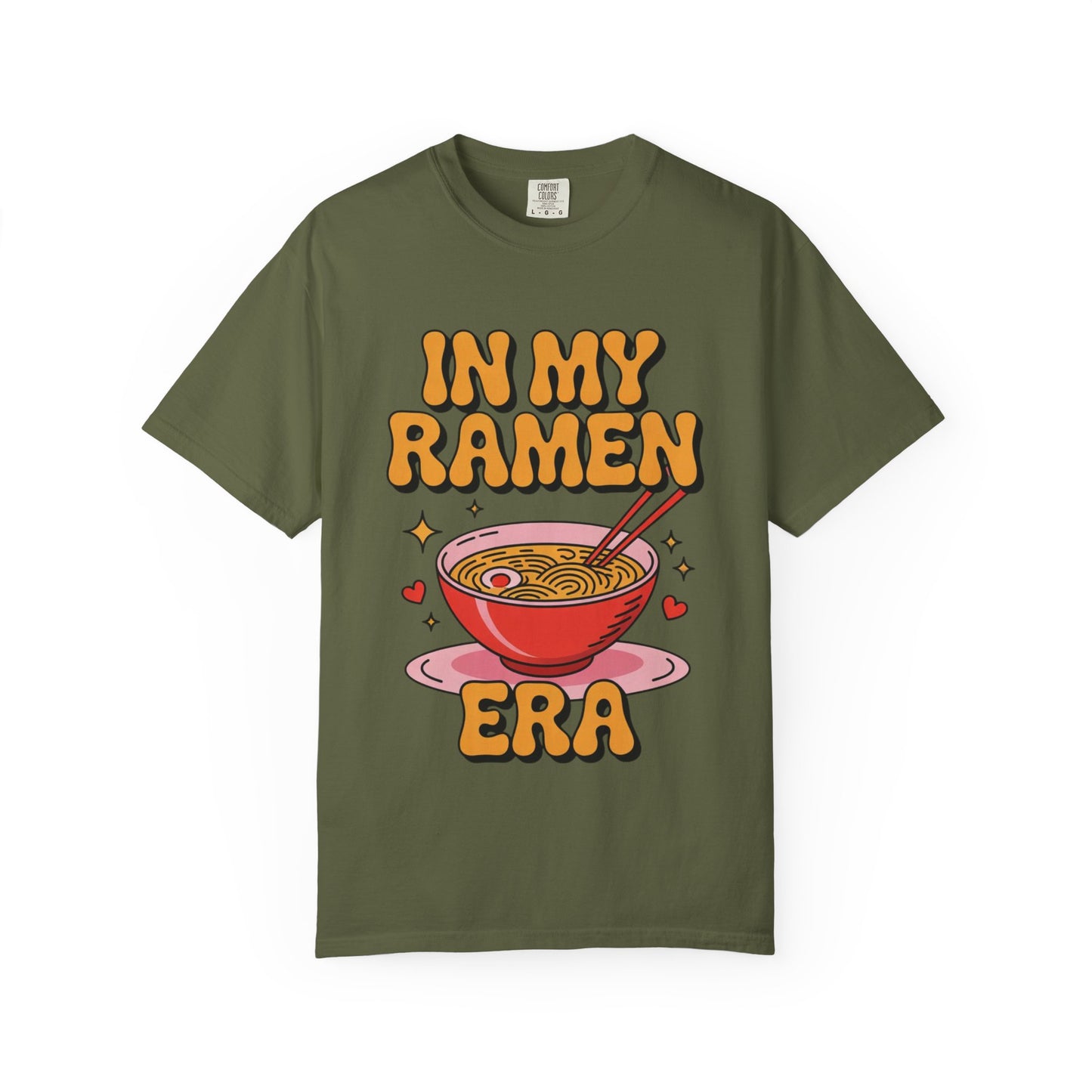 In My Ramen Era Tee – Funny Food Lover Comfort Colors Shirt