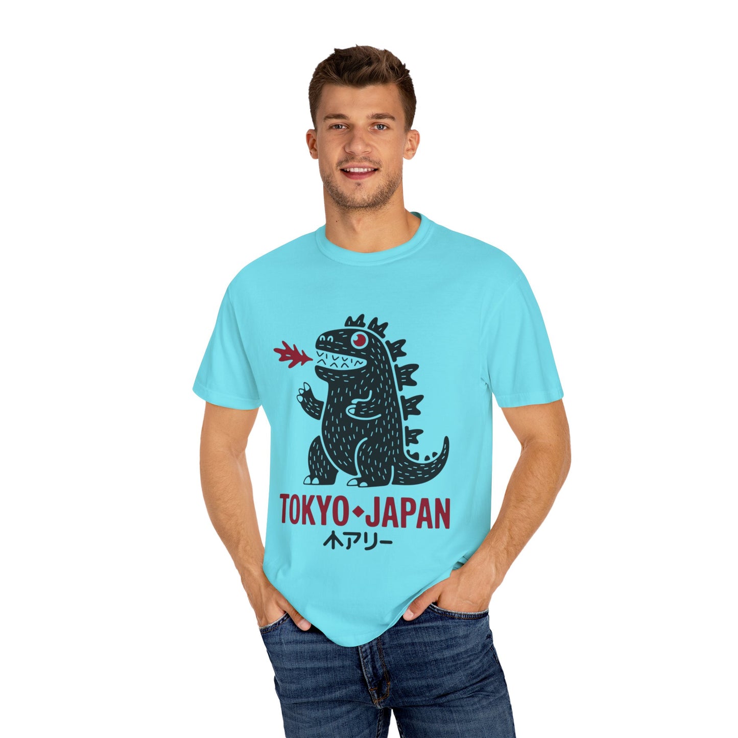 Tokyo Kaiju Tee – Cute Fire-Breathing Monster Graphic Shirt