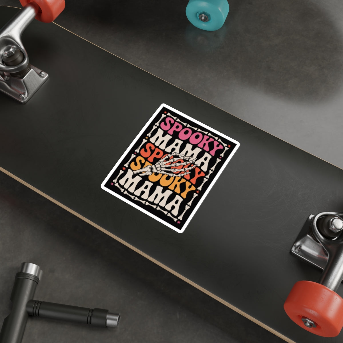Spooky Mama Sticker – Die-Cut Vinyl Sticker