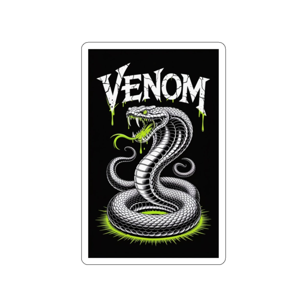 Venom Snake Sticker – Die-Cut Vinyl Sticker