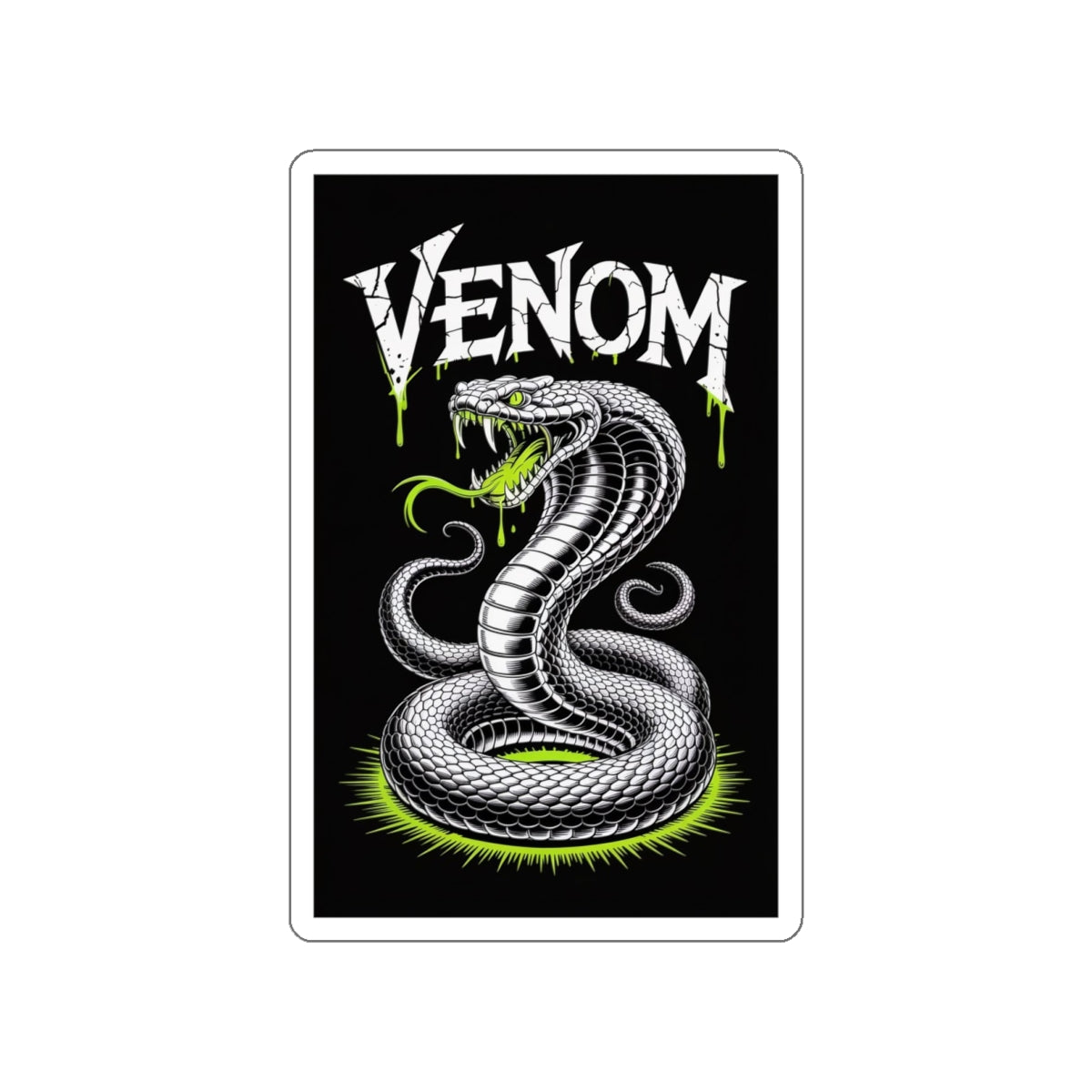 Venom Snake Sticker – Die-Cut Vinyl Sticker