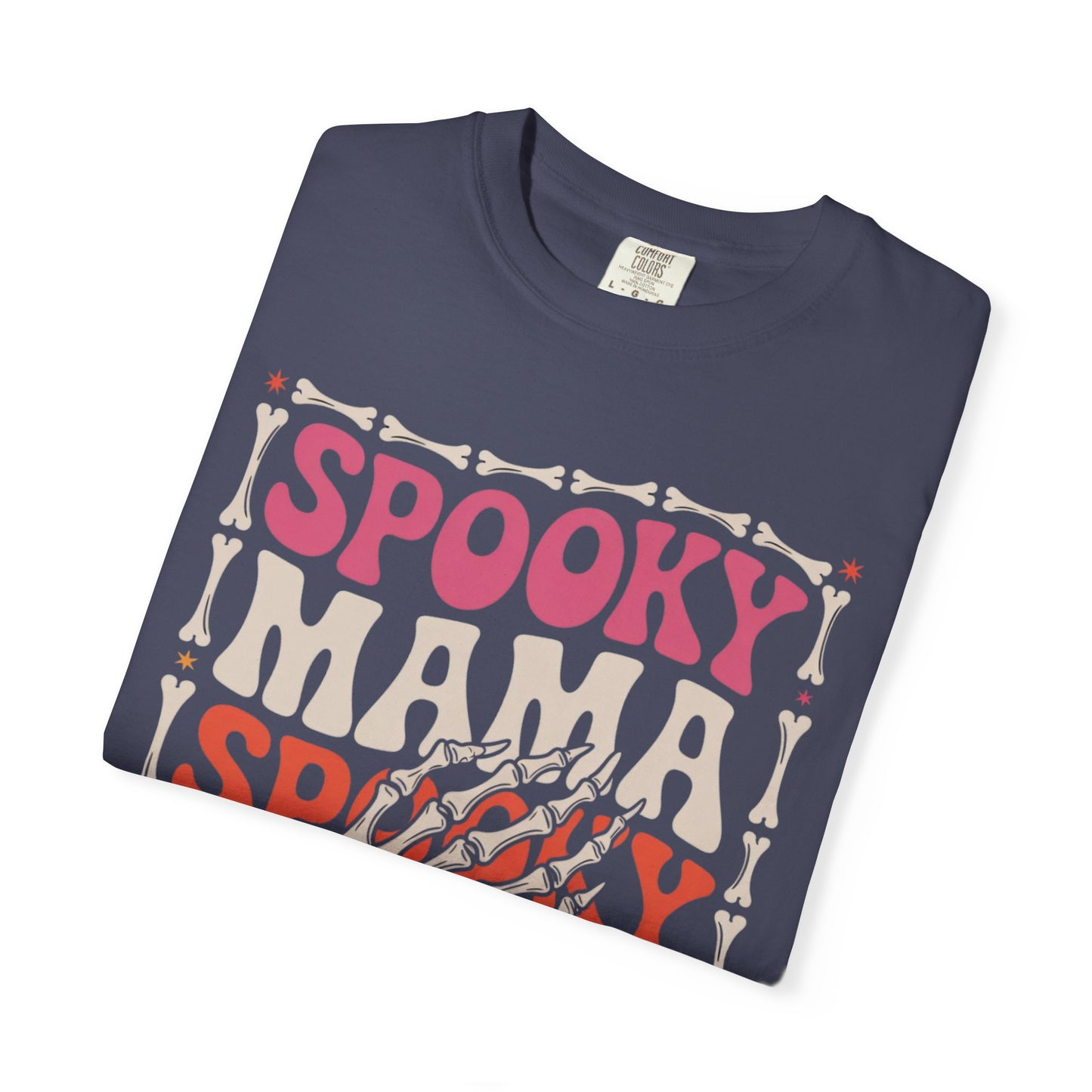 Spooky Mama Tee – Retro Halloween Skeleton Shirt
