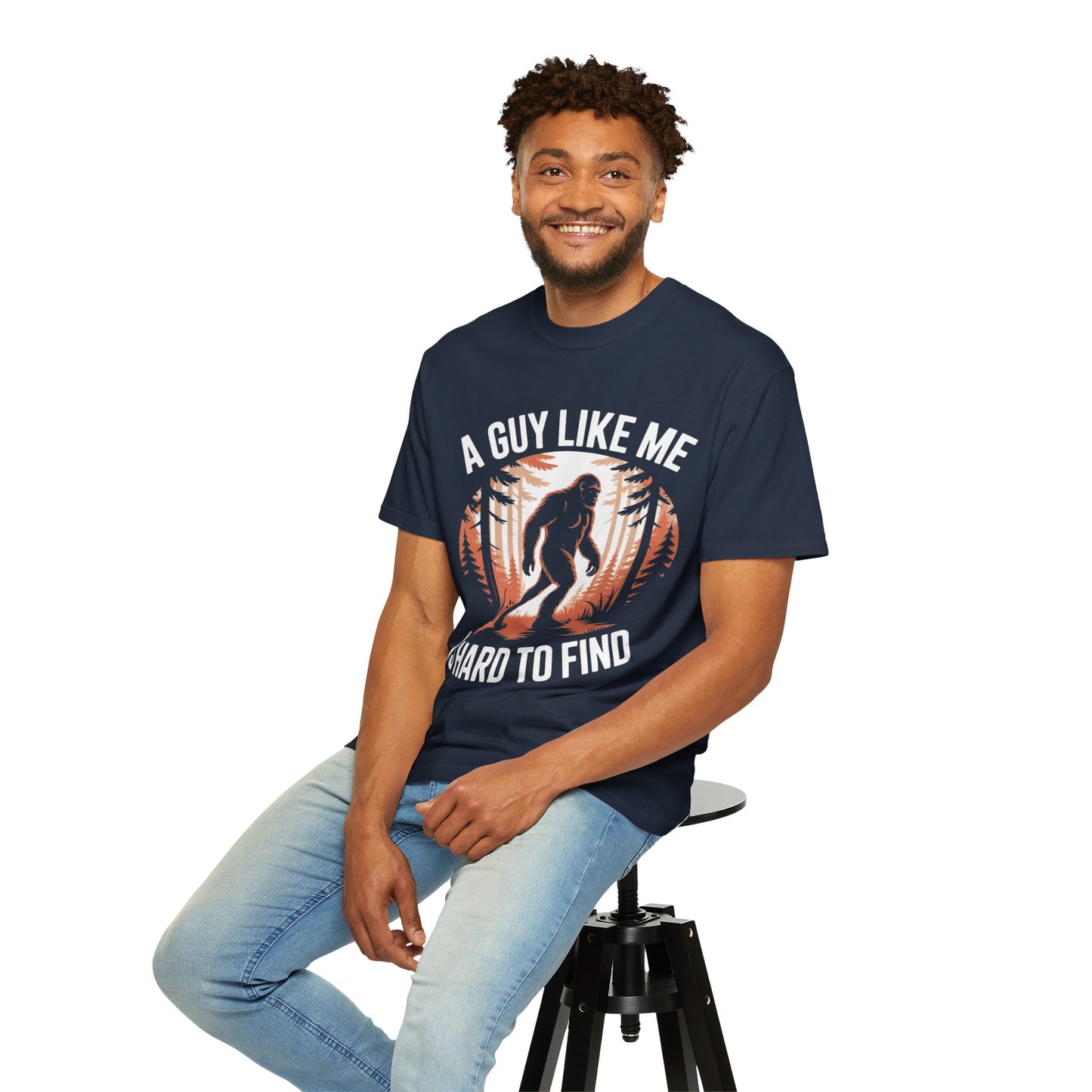 Bigfoot in the Woods Tee – Funny Sasquatch Dating Shirt