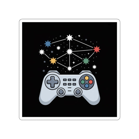 Game Galaxy Sticker – Die-Cut Vinyl Sticker