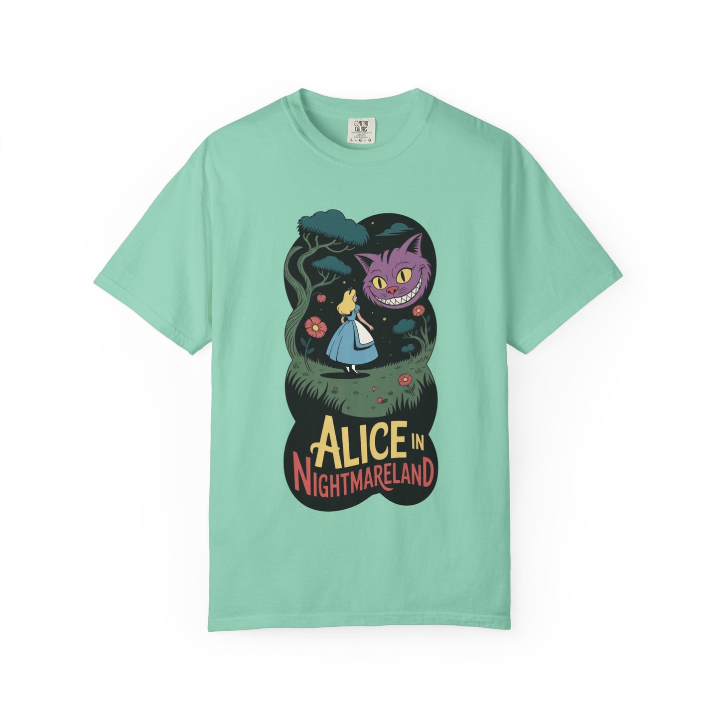 Alice in Nightmareland Tee – Dark Fairy Tale Comfort Colors Shirt