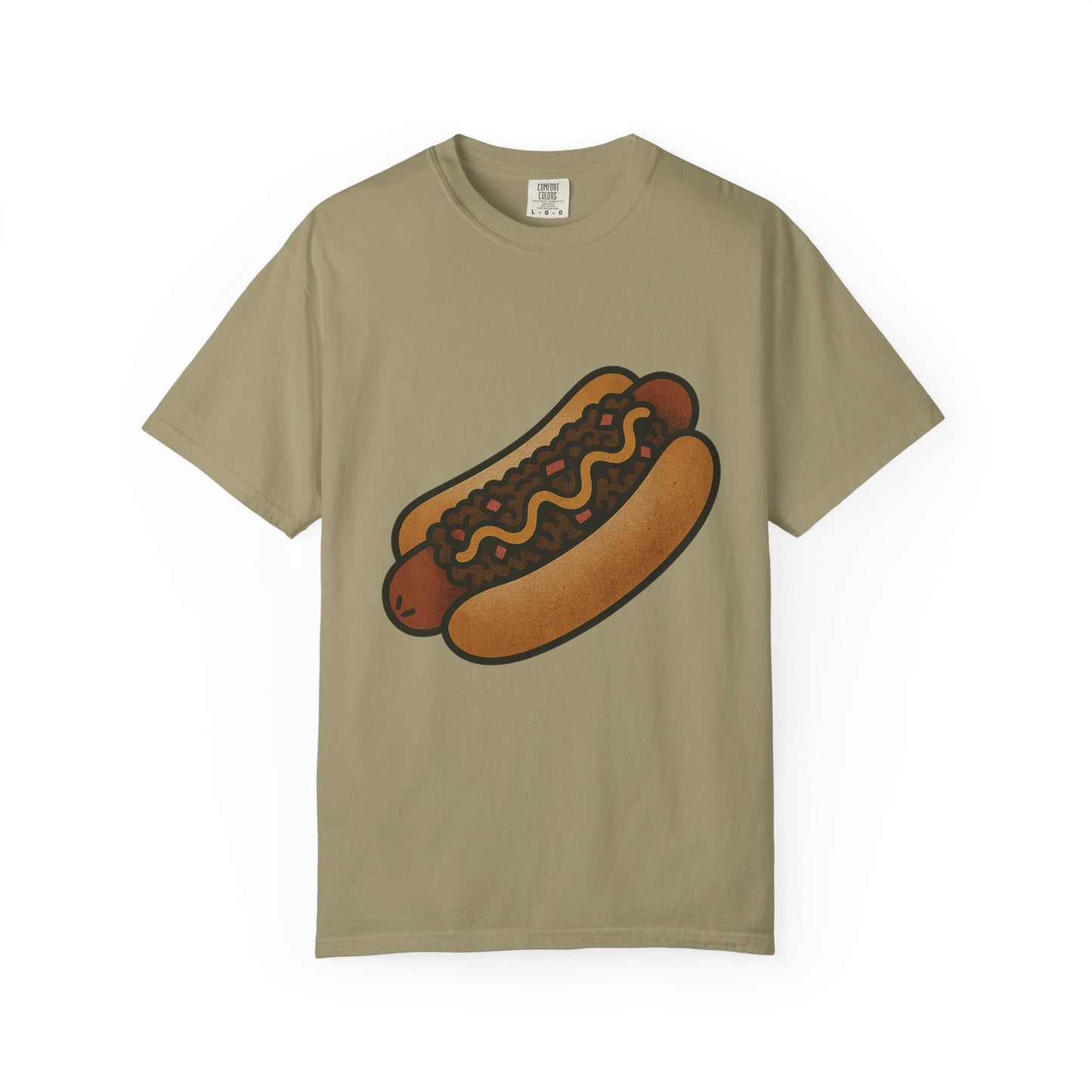 Chili Dog Tattoo Tee – Comfort Colors Unisex Garment-Dyed T-Shirt