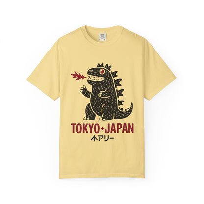 Tokyo Kaiju Tee – Cute Fire-Breathing Monster Graphic Shirt