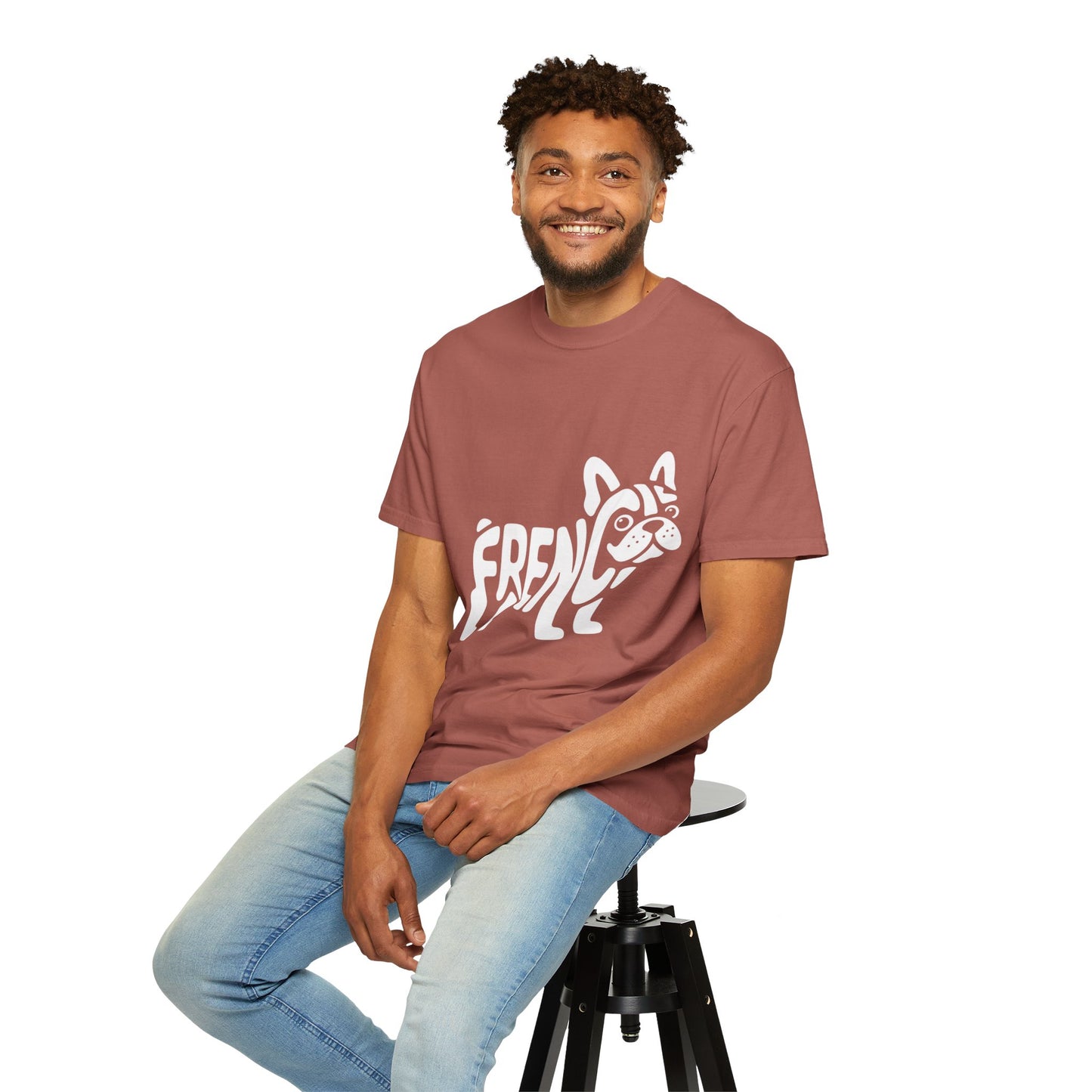 Frenchie Silhouette Tee – Bold French Bulldog Graphic Shirt