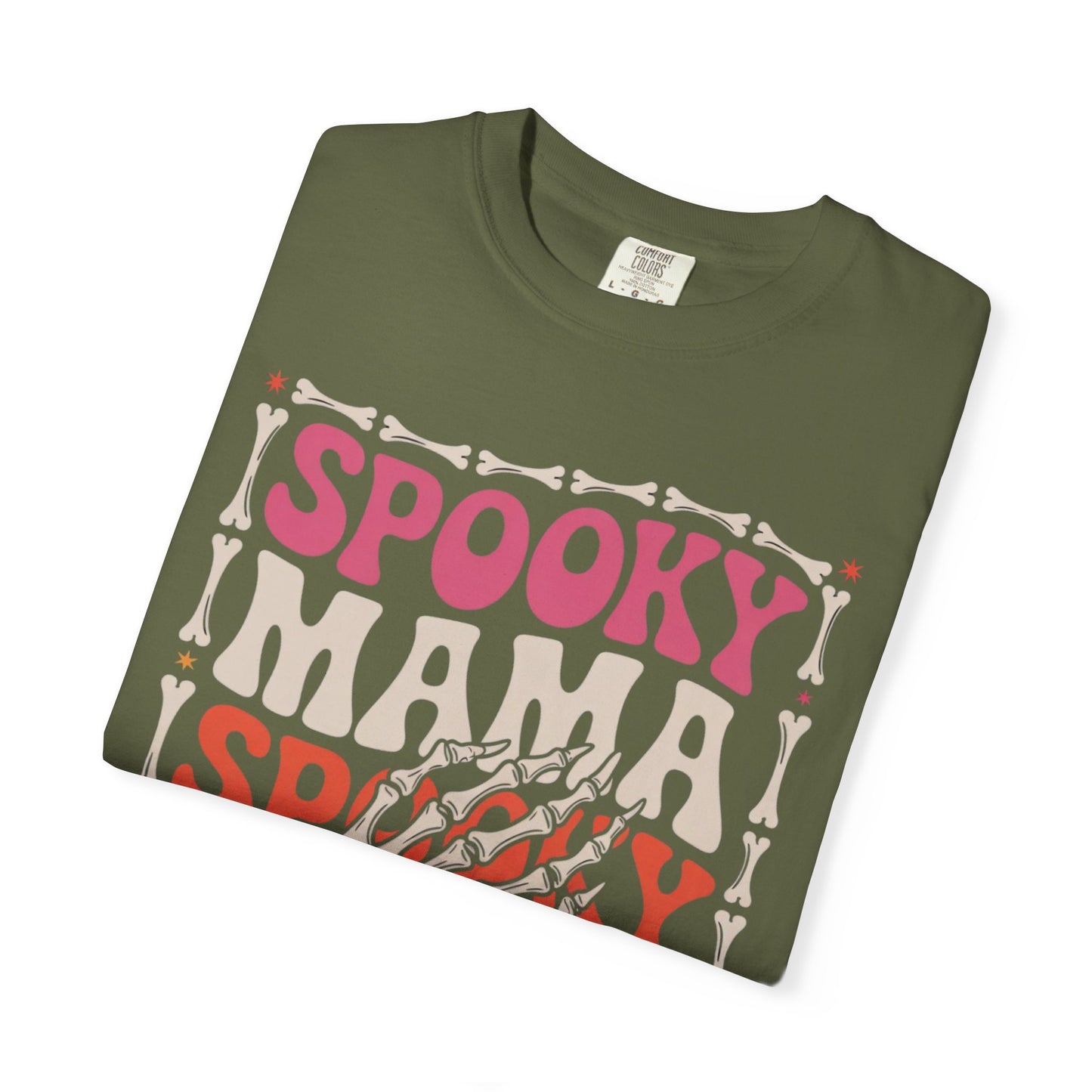 Spooky Mama Tee – Retro Halloween Skeleton Shirt