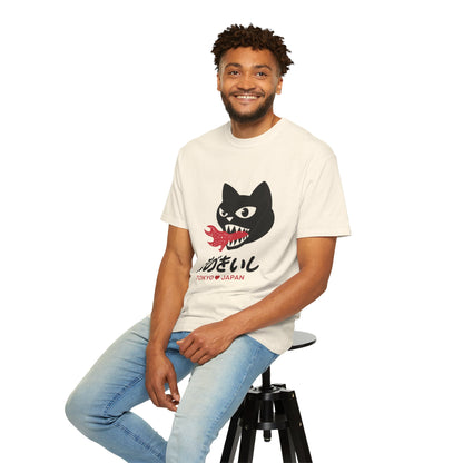 Tokyo Fire Cat Tee – Japanese Graphic Retro-Inspired Shirt