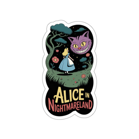 Alice in Nightmareland Sticker – Die-Cut Vinyl Sticker