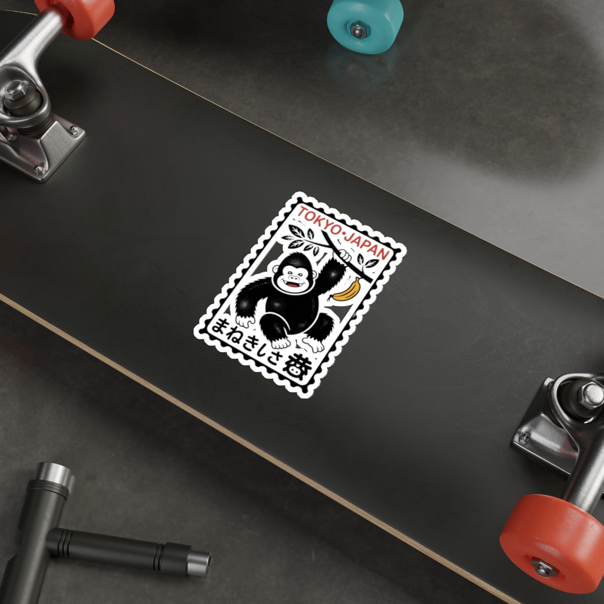 Tokyo Banana Gorilla Sticker – Die-Cut Vinyl Sticker