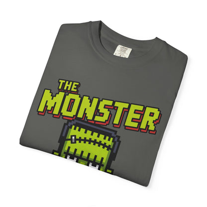 The Monster Pixel Art Tee – Retro Frankenstein Gaming Shirt