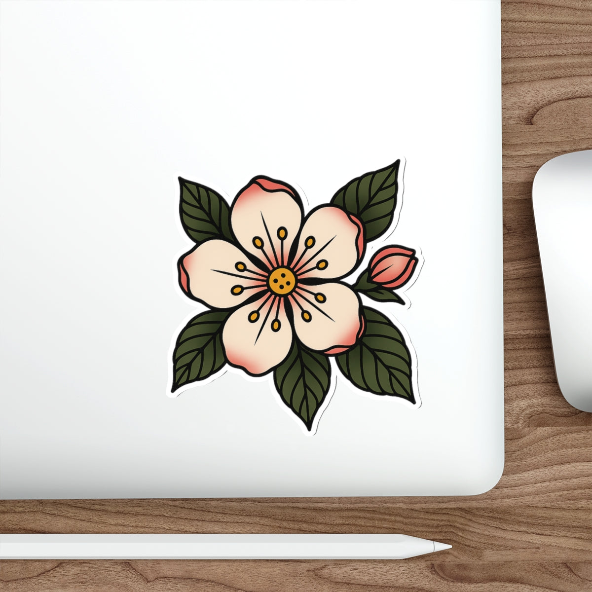 Traditional Blossom Tattoo Sticker