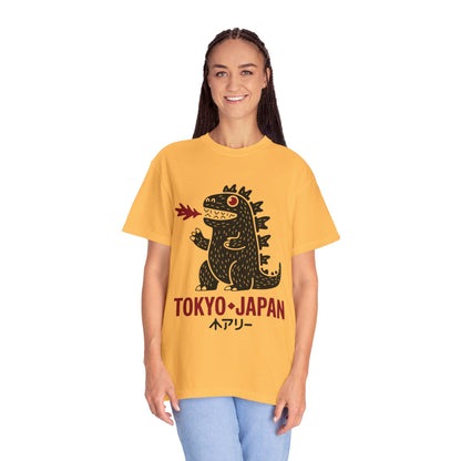 Tokyo Kaiju Tee – Cute Fire-Breathing Monster Graphic Shirt