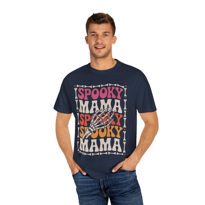 Spooky Mama Tee – Retro Halloween Skeleton Shirt
