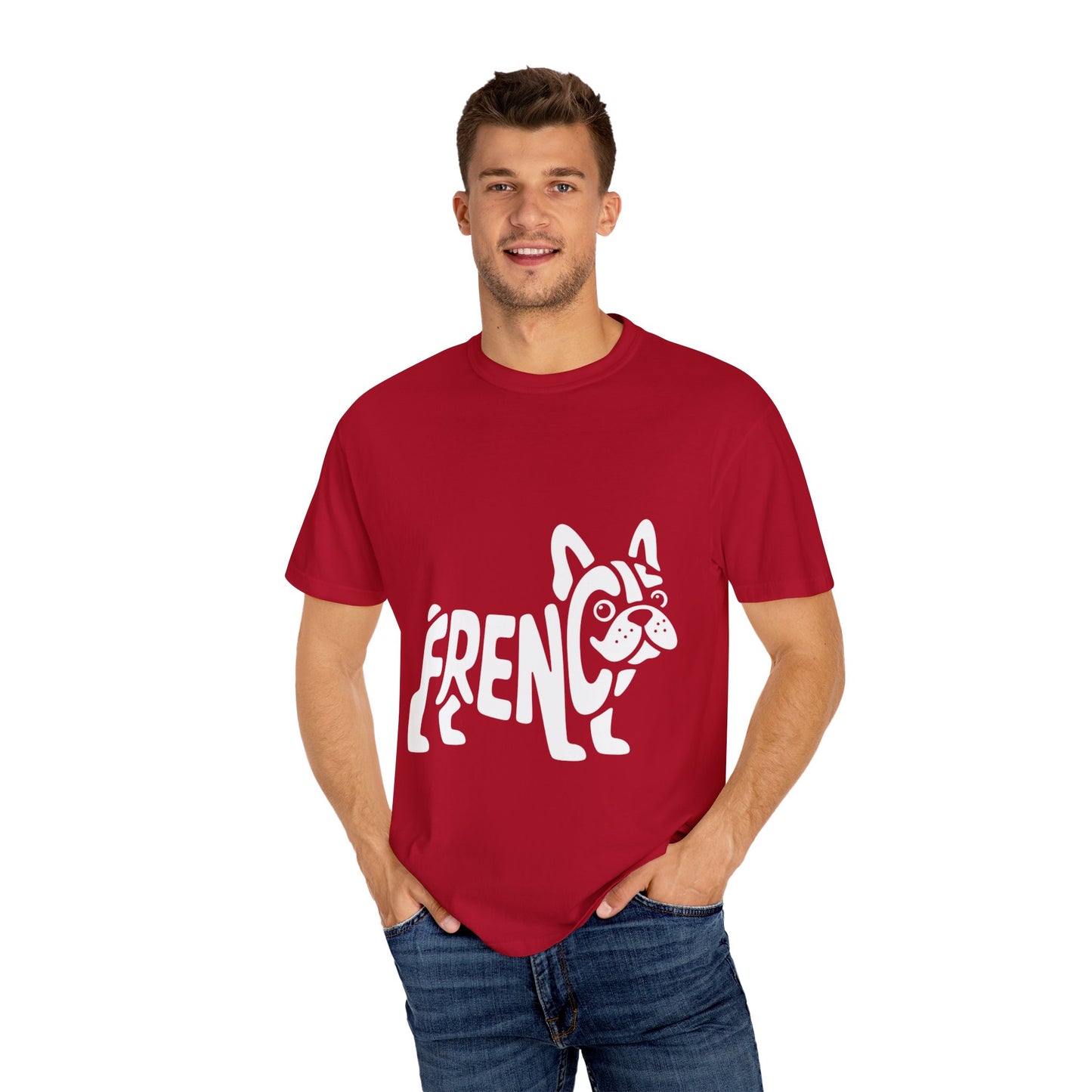 Frenchie Silhouette Tee – Bold French Bulldog Graphic Shirt