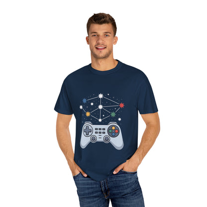 Game Galaxy Tee – Cosmic Gaming Controller Comfort Colors T-Shirt