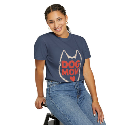 Dog Mom Heart Tee – Minimal Pet Parent Shirt