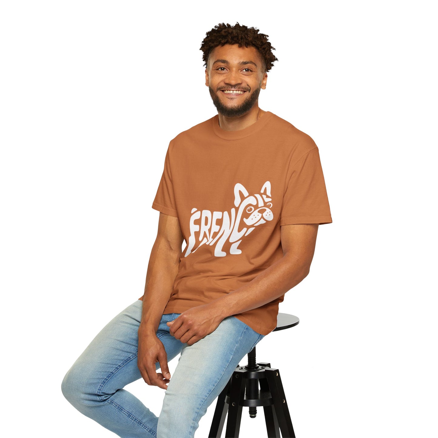 Frenchie Silhouette Tee – Bold French Bulldog Graphic Shirt