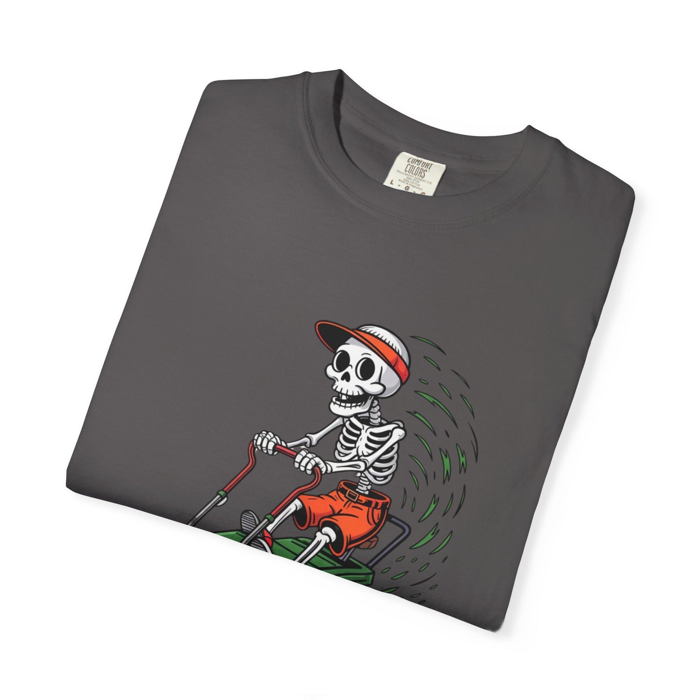 Yard Legend Skeleton Tee – Funny Lawn Mowing Comfort Colors T-Shirt