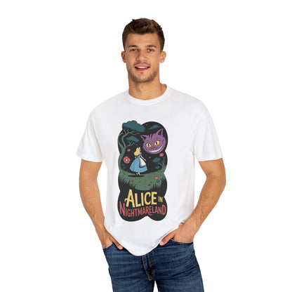 Alice in Nightmareland Tee – Dark Fairy Tale Comfort Colors Shirt