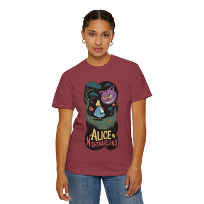 Alice in Nightmareland Tee – Dark Fairy Tale Comfort Colors Shirt