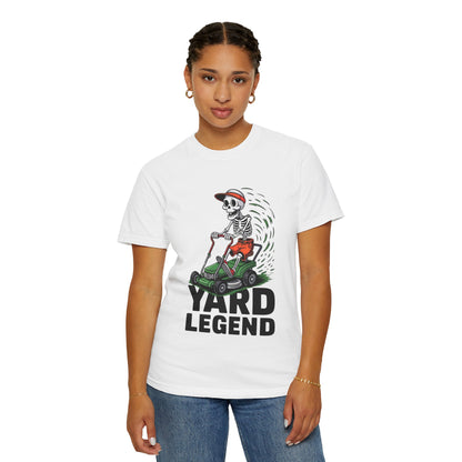 Yard Legend Skeleton Tee – Funny Lawn Mowing Comfort Colors T-Shirt