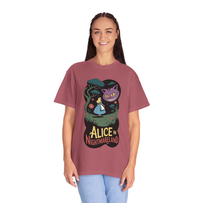 Alice in Nightmareland Tee – Dark Fairy Tale Comfort Colors Shirt