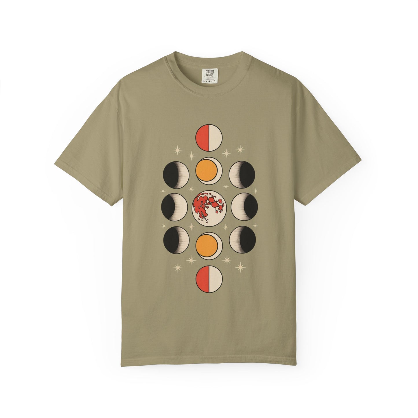 Lunar Phases Tee – Vintage Moon Cycle Graphic Shirt